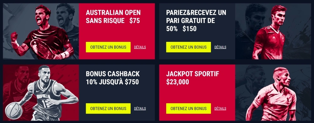 Bonus et promotions de Rabona Casino